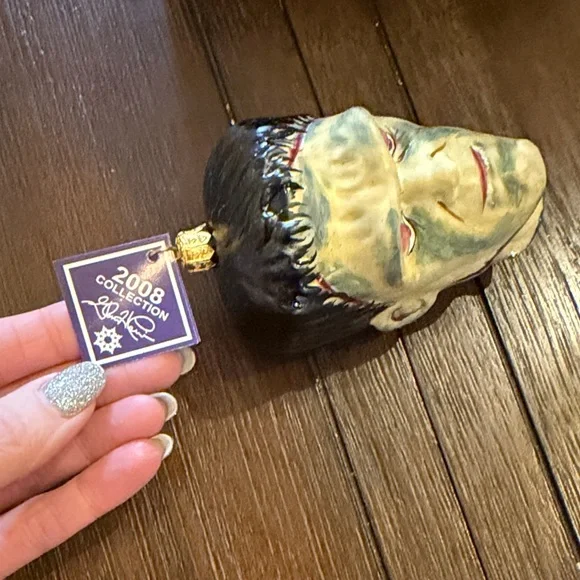 Frankenstein Head Ornament - Picture 3 of 8